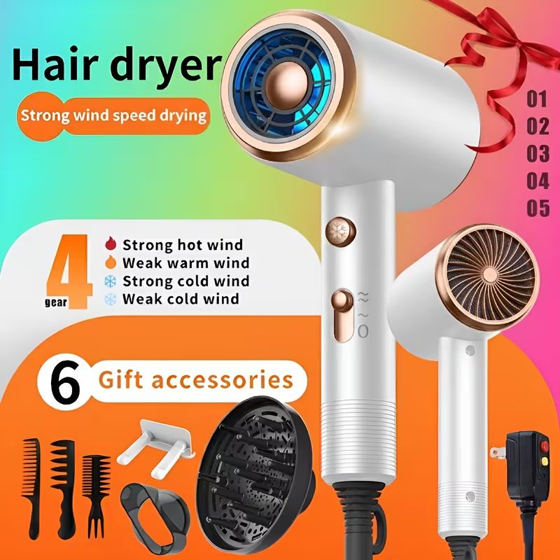 Ionic Hair Dryer with Diffuser – Designed for Fast & Efficient Styling