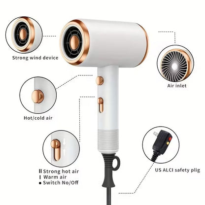 Ionic Hair Dryer with Diffuser – Designed for Fast & Efficient Styling